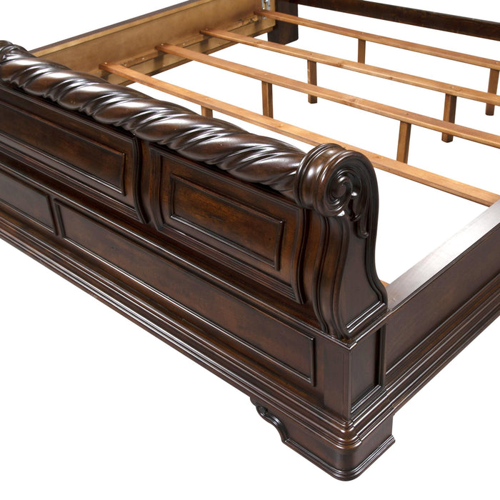 Arbor Place King Sleigh Bed, Dresser & Mirror, Chest, Nightstand - Furniture World