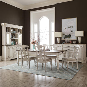 Abbey Road 7 Piece Rectangular Table Set - Furniture World