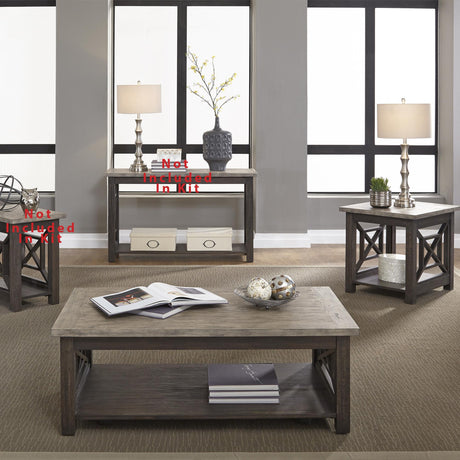 Heatherbrook 3 Piece Set (1-Cocktail 2-End Tables) - Furniture World