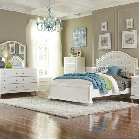 Stardust Twin Panel Bed, Dresser & Mirror - Furniture World
