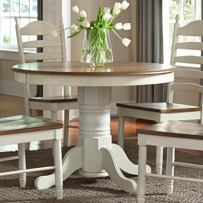Springfield Pedestal Table - Furniture World