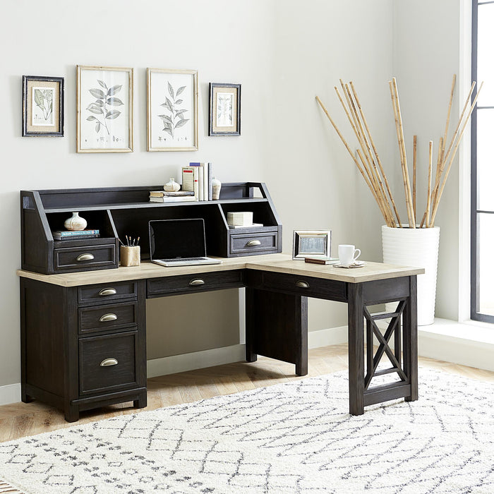 Heatherbrook L Shaped Desk - Furniture World
