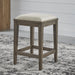 Americana Farmhouse Uph Console Stool - Furniture World