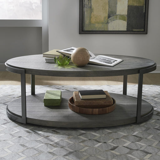 Modern View Oval Cocktail Table - Furniture World