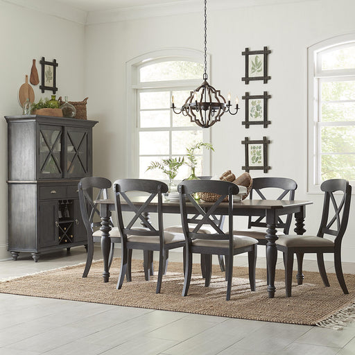 Ocean Isle 7 Piece Rectangular Table Set - Furniture World