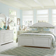 Summer House I King Panel Bed, Dresser & Mirror, Chest - Furniture World