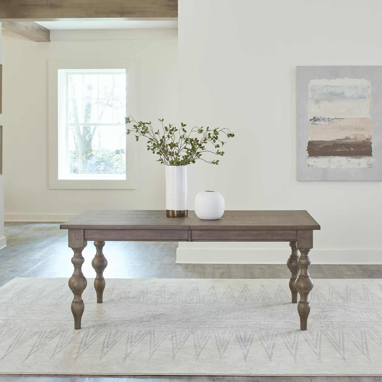 Americana Farmhouse Rectangular Leg Table - Furniture World