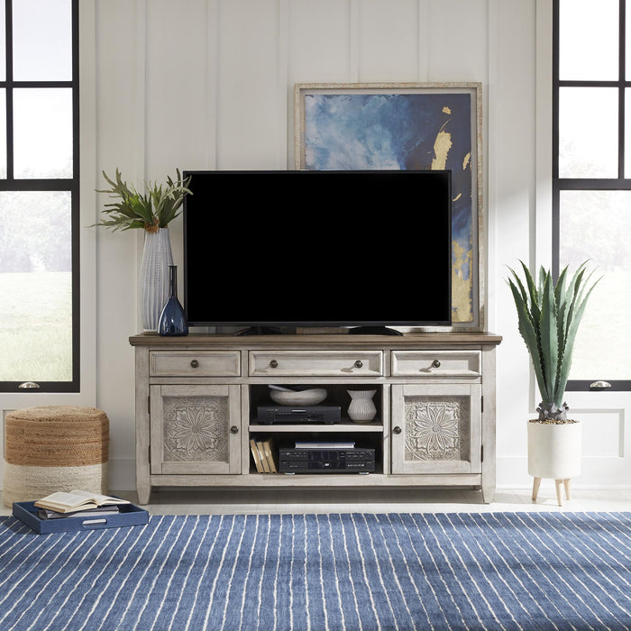 Heartland 66 Inch Tile TV Console - Furniture World