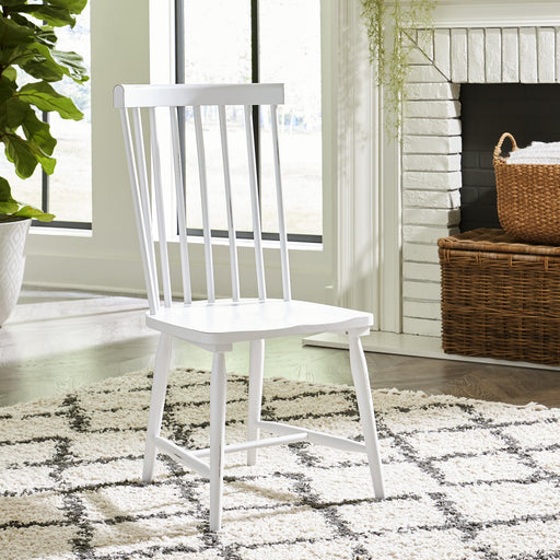 Capeside Cottage Spindle Back Side Chair - White (RTA) - Furniture World