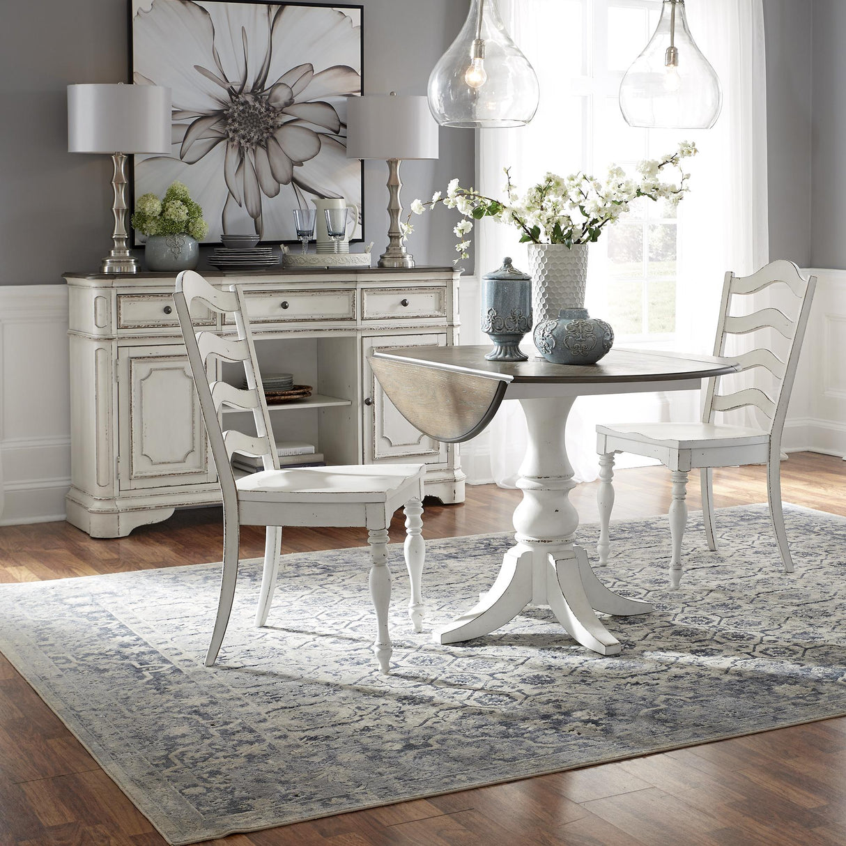 Magnolia Manor 3 Piece Drop Leaf Set - Furniture World