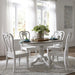 Magnolia Manor 5 Piece Pedestal Table Set - Furniture World