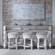 Magnolia Manor 4 Piece Console Set (1-Console 3-Stools) - Furniture World