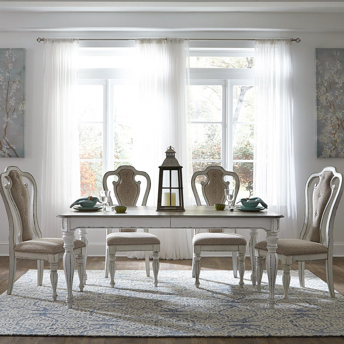 Magnolia Manor 5 Piece Rectangular Table Set - Furniture World