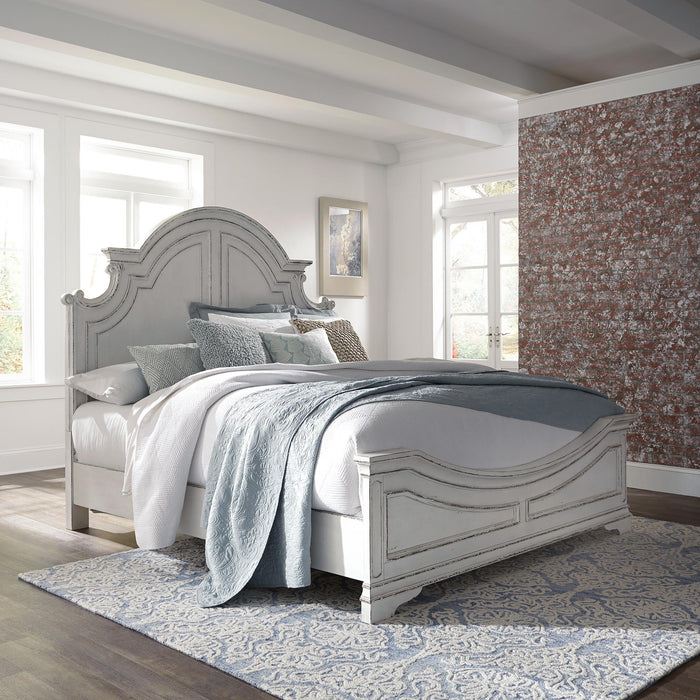 Magnolia Manor California King Panel Bed - Furniture World