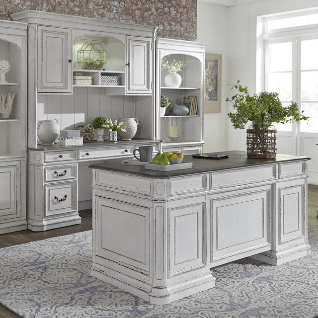 Magnolia Manor Complete 5 Piece Desk - Furniture World