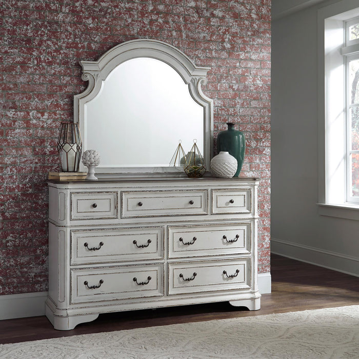 Magnolia Manor Dresser & Mirror - Furniture World