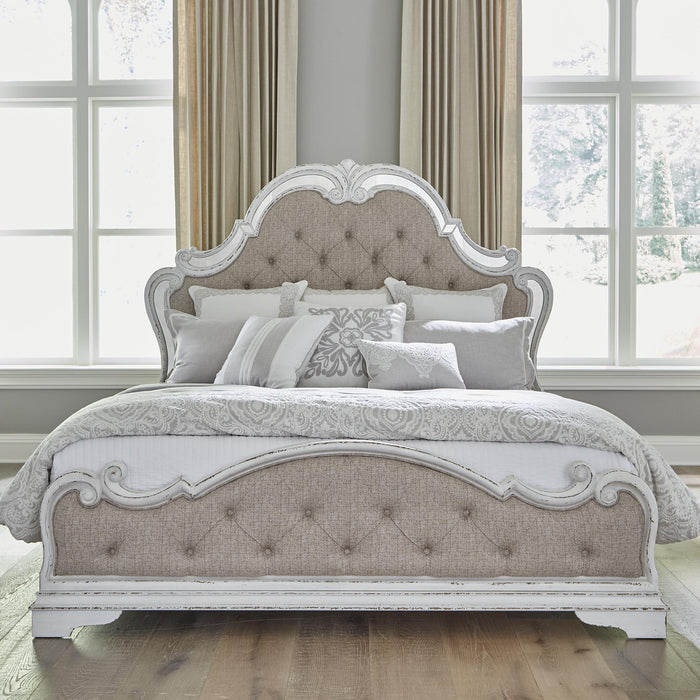 Magnolia Manor King Opt Uph Bed - Furniture World