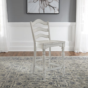 Magnolia Manor Ladder Back Counter Chair (RTA) - Furniture World