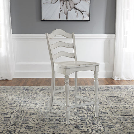 Magnolia Manor Ladder Back Counter Chair (RTA) - Furniture World
