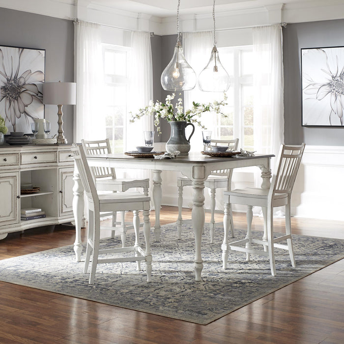 Magnolia Manor Opt 5 Piece Gathering Table Set - Furniture World