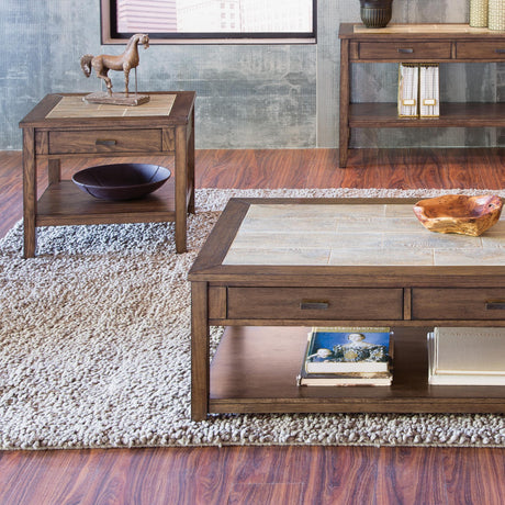 Mesa Valley 3 Piece Set (1-Cocktail 2-End Tables) - Furniture World