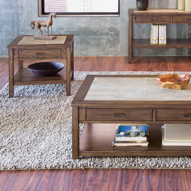 Mesa Valley 3 Piece Set (1-Cocktail 2-End Tables) - Furniture World