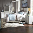 Mirage King California Panel Bed, Dresser & Mirror, Nightstand - Furniture World