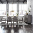 Modern Farmhouse Opt 7 Piece Trestle Table Set - Furniture World