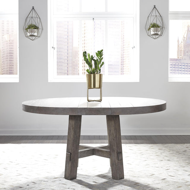 Modern Farmhouse Round Dining Table Base - Furniture World
