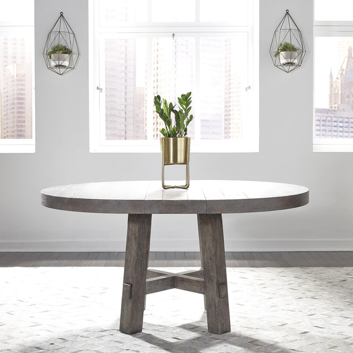Modern Farmhouse Round Table Set - Furniture World
