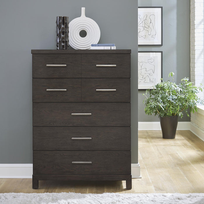Modern Mix 5 Drawer Chest - Furniture World