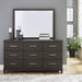 Modern Mix Dresser & Mirror - Furniture World