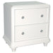 Liberty Furniture Stardust 2 Drawer Nightstand in Iridescent White - Furniture World