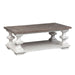 Liberty Sedona Cocktail Table in Heavy Distressed White - Furniture World