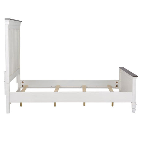 Liberty Furniture Allyson Park King Headboard Only in Wirebrushed White - Furniture World