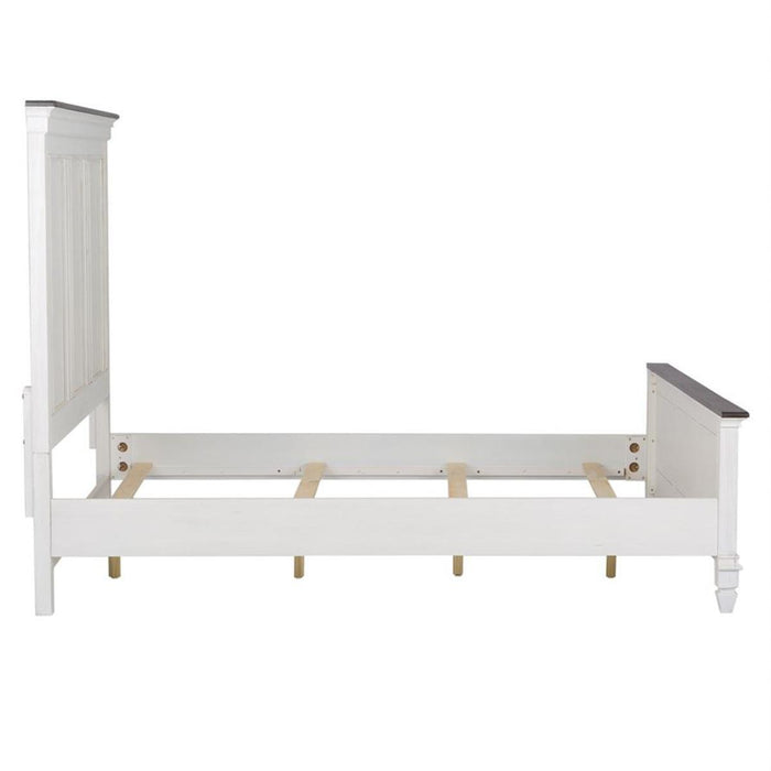 Liberty Furniture Allyson Park King Headboard Only in Wirebrushed White - Furniture World