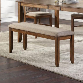 Liberty Furniture Santa Rosa II Upholstered Bench in Antique Honey - Furniture World