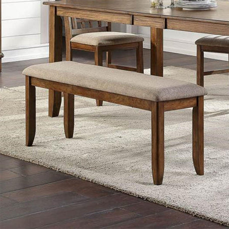 Liberty Furniture Santa Rosa II Upholstered Bench in Antique Honey - Furniture World