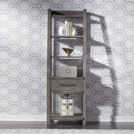 Liberty Furniture Modern Farmhouse Leaning Pier in Dusty Charcoal - Furniture World