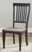 Liberty Furniture Allyson Park Slat Back Side Chair in Wirebrushed Black Forest (Set of 2) - Furniture World