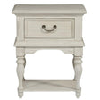 Liberty Funiture Bayside Leg Nightstand in Antique White - Furniture World
