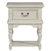 Liberty Funiture Bayside Leg Nightstand in Antique White - Furniture World