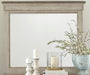 Liberty Furniture Ivy Hollow Landscape Mirror in Weathered Linen - Furniture World