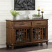 Liberty Furniture Santa Rosa II Server in Antique Honey - Furniture World