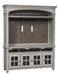 Liberty Heartland 66" Entertainment TV Stand with Hutch in Antique White - Furniture World