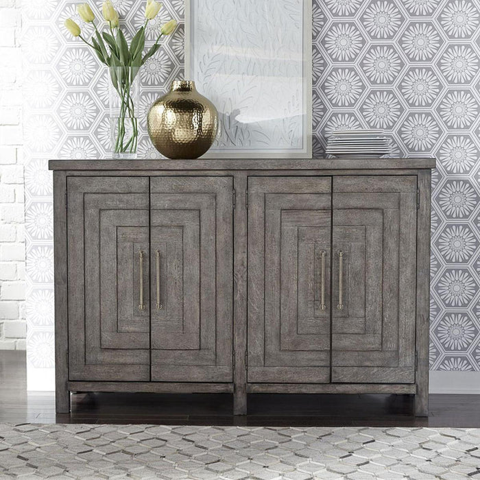 Liberty Furniture Modern Farmhouse Buffet in Dusty Charcoal - Furniture World