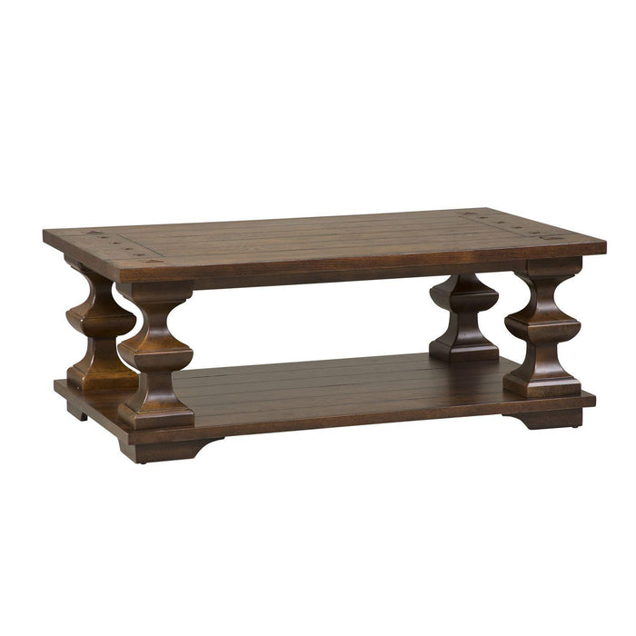Liberty Sedona Cocktail Table in Kona Brown - Furniture World