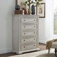 Liberty Furniture Big Valley 5 Drawer Chest in Whitestone - Furniture World