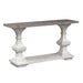 Liberty Sedona Sofa Table in Heavy Distressed White - Furniture World