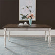 Liberty Furniture Abbey Road Rectangular Leg Table in Porcelain White - Furniture World
